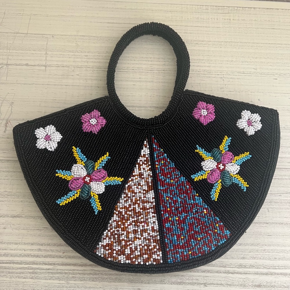 Anthropology, style beaded purse